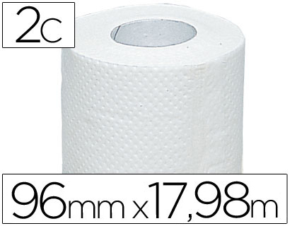 PAPEL HIGIENICO OLIMPIC 2 CAPAS-96,3MM ANCHO X 17,98M LARGO PAQUETE DE 4 ROLLOS